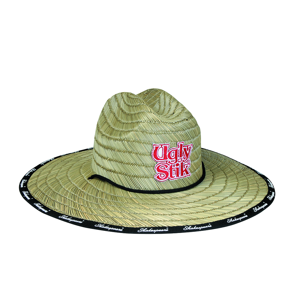 New Ugly Stik Cane / Straw Wide Brim Hat