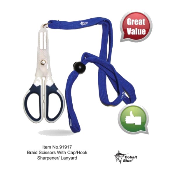 Cobalt Blue Lanyard Scissors