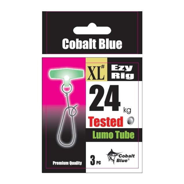 Cobalt Blue Lumo Sinker Clip XL-Snapper sinker friendly