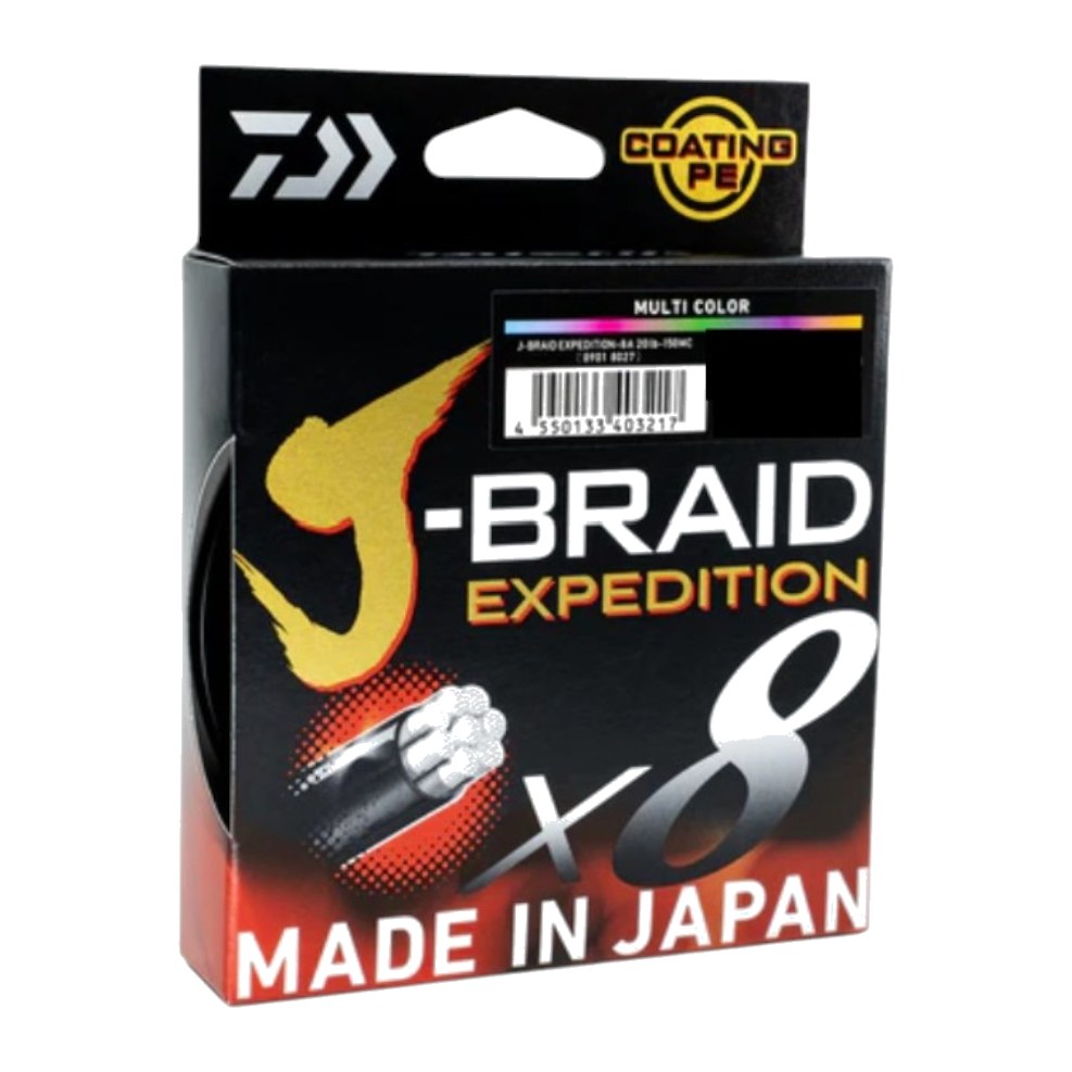 Daiwa J-BRAID Expedition X8 300M MULTI