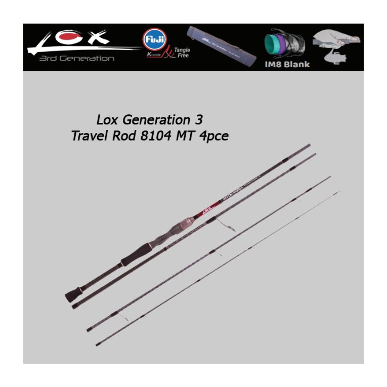 Lox 3rd Gen Travel Rod 8104 MT III