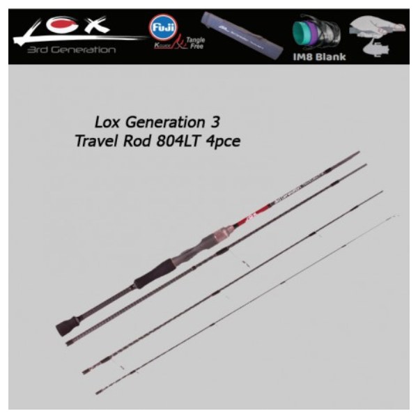 Lox 3rd Generation Travel Rod 804LT III