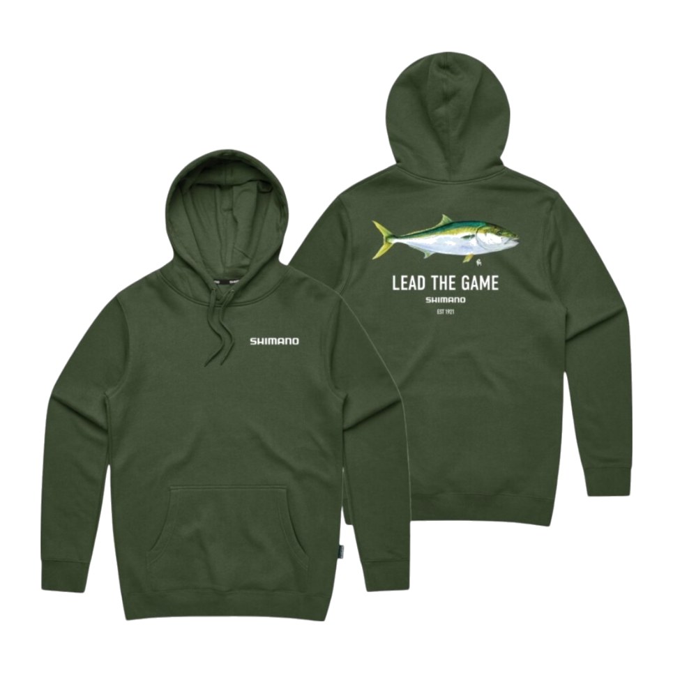 LTG Shimano Kingfish Hoodie Olive