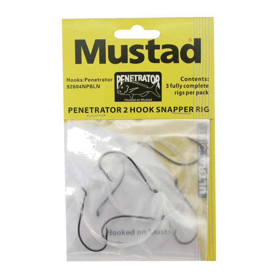 Mustad Penetrator 2 Hook Snapper Rig