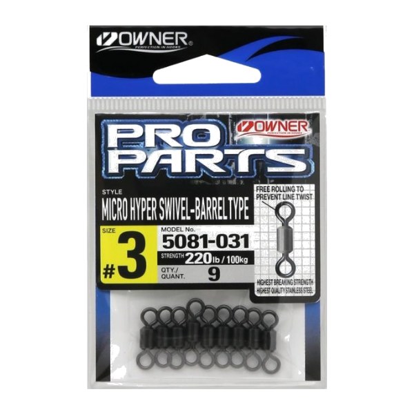 Owner® Micro Hyper Barrel Swivels