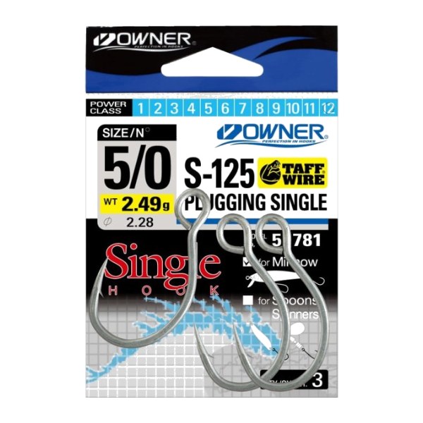 Owner® S-125 Plugging Single Taff Hooks