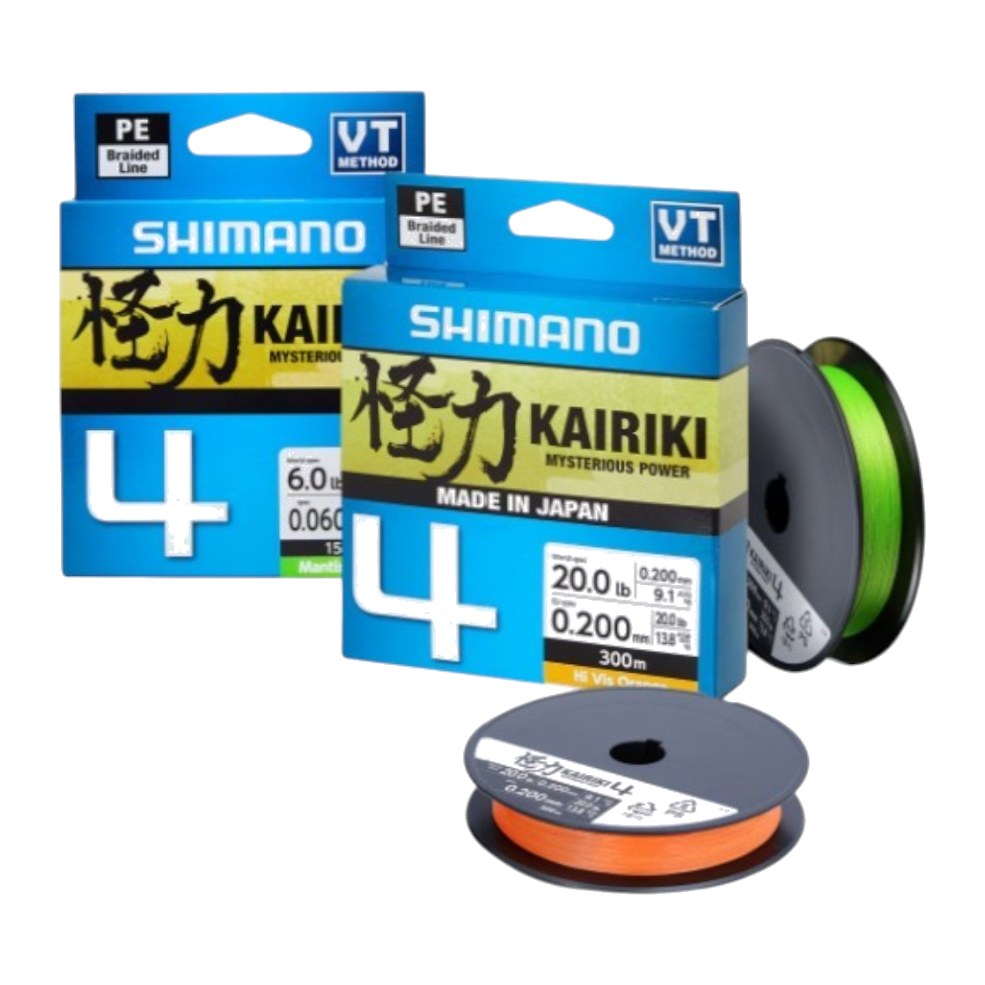 Shimano Kairiki 4 PE Braid 300m (Green)