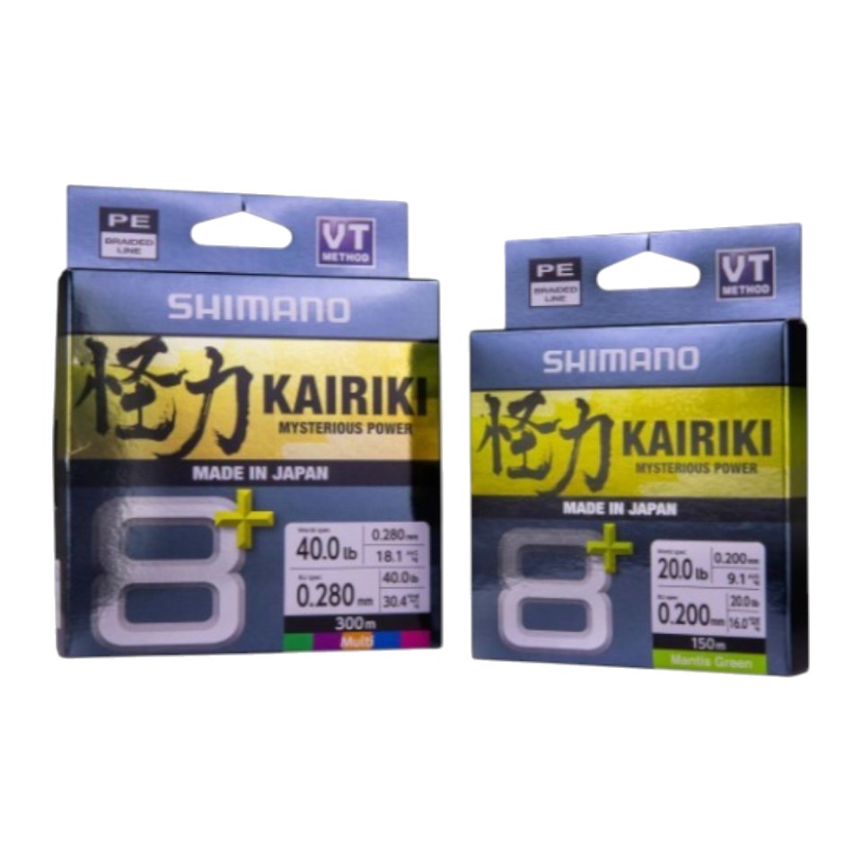 Shimano Kairiki 8+ PE Braid 3000m (Green)