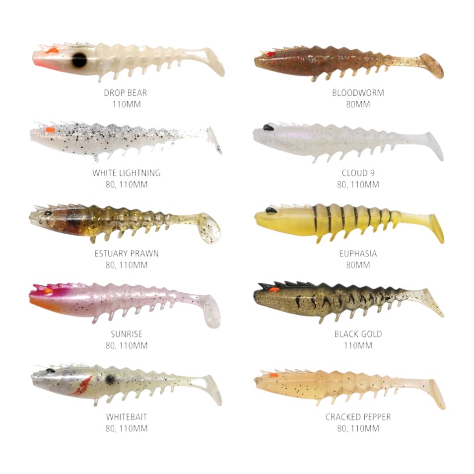 Shimano PRAWN PADDLE TAIL 80mm