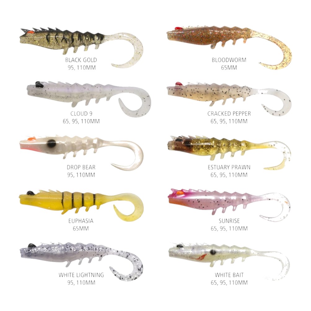 Shimano PRAWN WRIGGLER TAIL 65mm