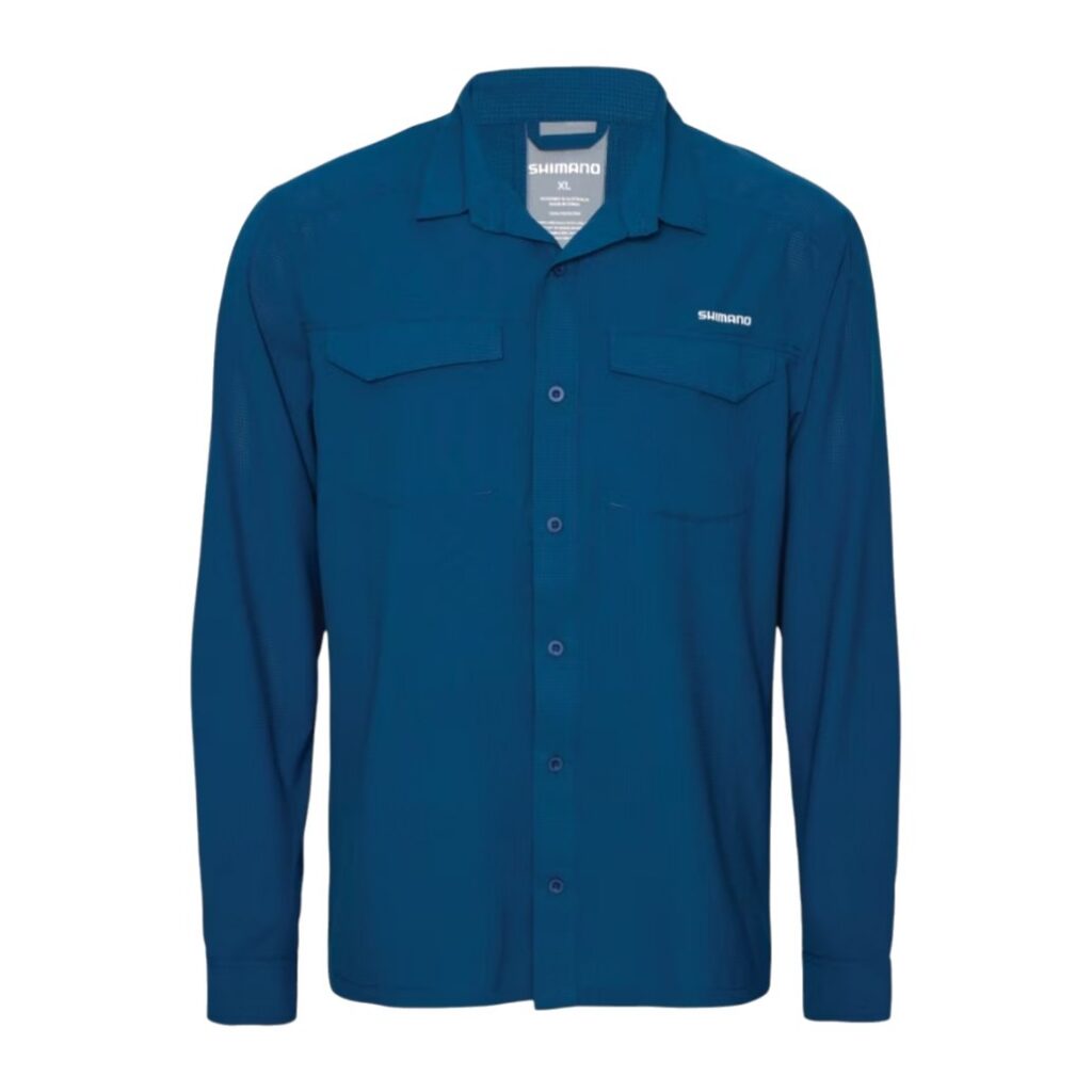 SHIMANO Pro Fishing Shirt Navy