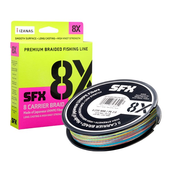Sufix Sfx 8X Braided Line 300M Multicolour
