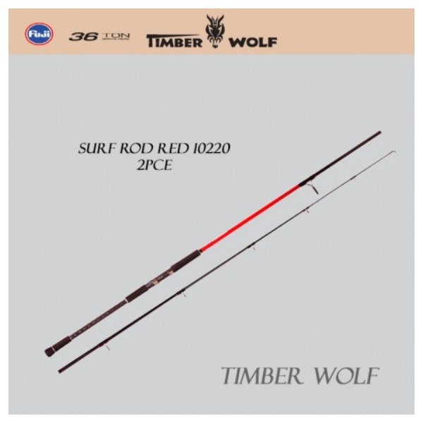 Timber Wolf Surf Rod - Red