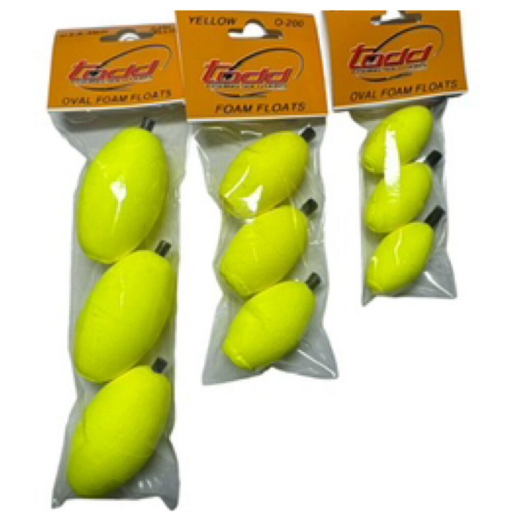 Yellow Oval Float 3Pk