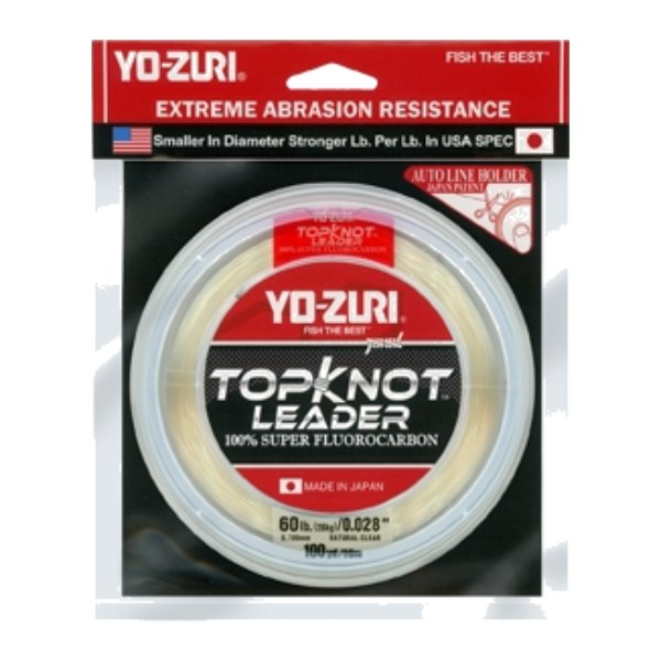 Yo-Zuri Topknot Flu/Cbn Lead 30Yd Clear