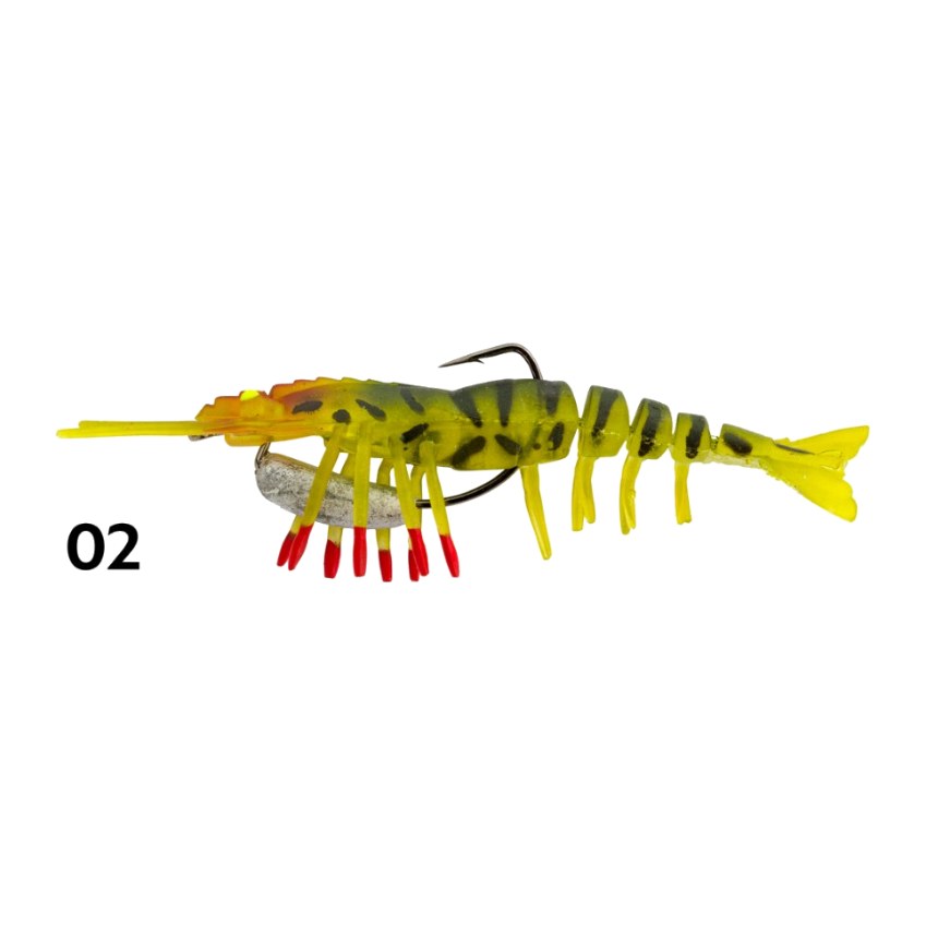 Zerek Live Shrimp Hot Legs 3"